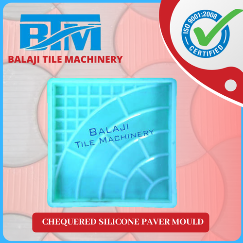 Chequered Silicone Paver Mould