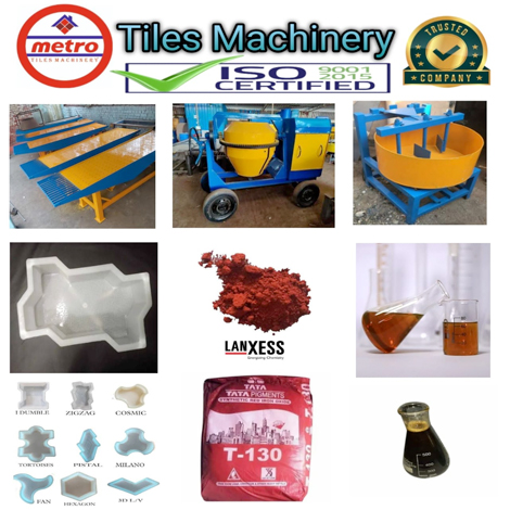 Interlocking Tiles making machine