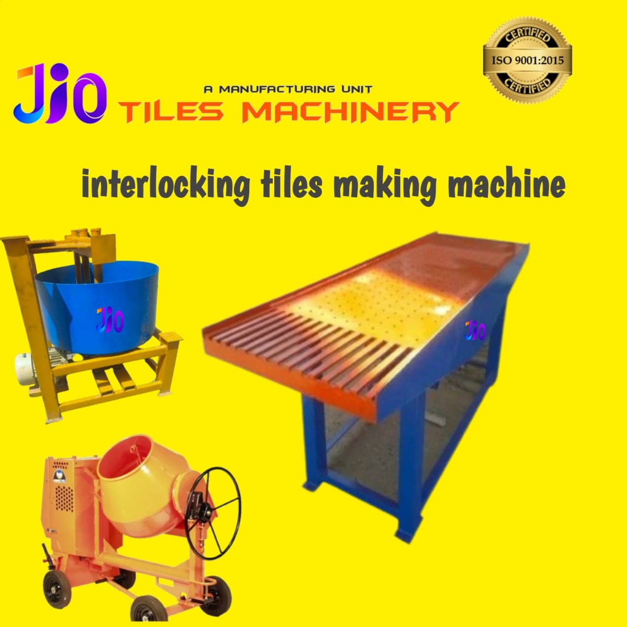 Interlocking Tiles Making Machine