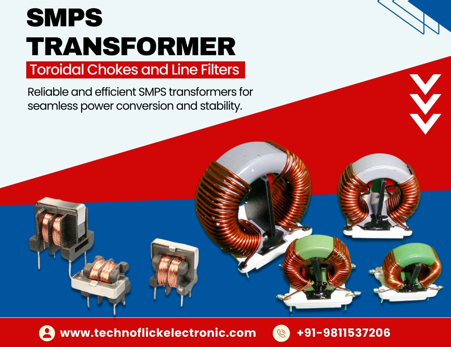 Best SMPS Transformer manufacturer in Delhi NCR: TechnoFlick Electronic