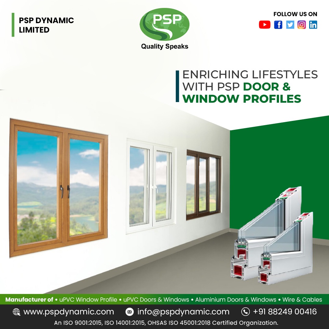 Upvc Profiles Manufacturing in North India: PSP Dynamic Limited