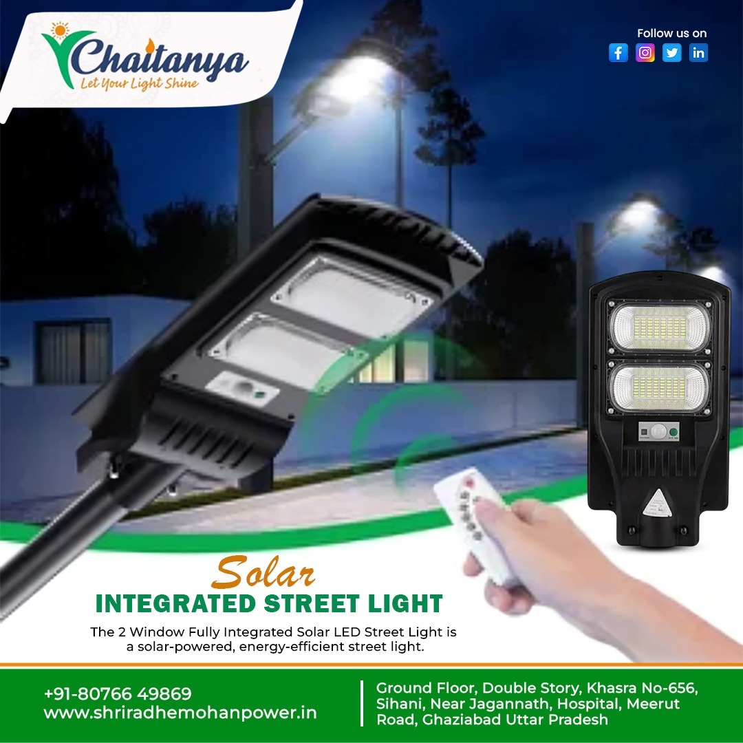 All In One Solar Street Light Manufacturers in Delhi NCR: Shri Radhe Mohan Power