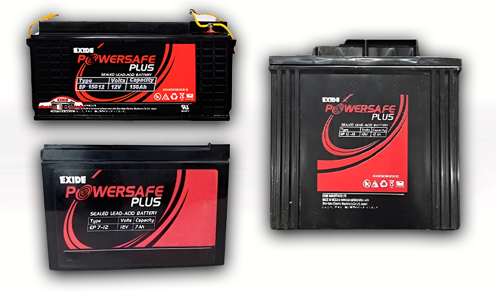 Exide SMF  Battery Dealer & Rental service in Delhi NCR: Omaxe Power Service