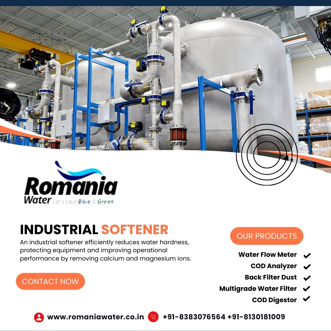 Top Industrial Softener Manufacturers in Delhi NCR : Romania Water