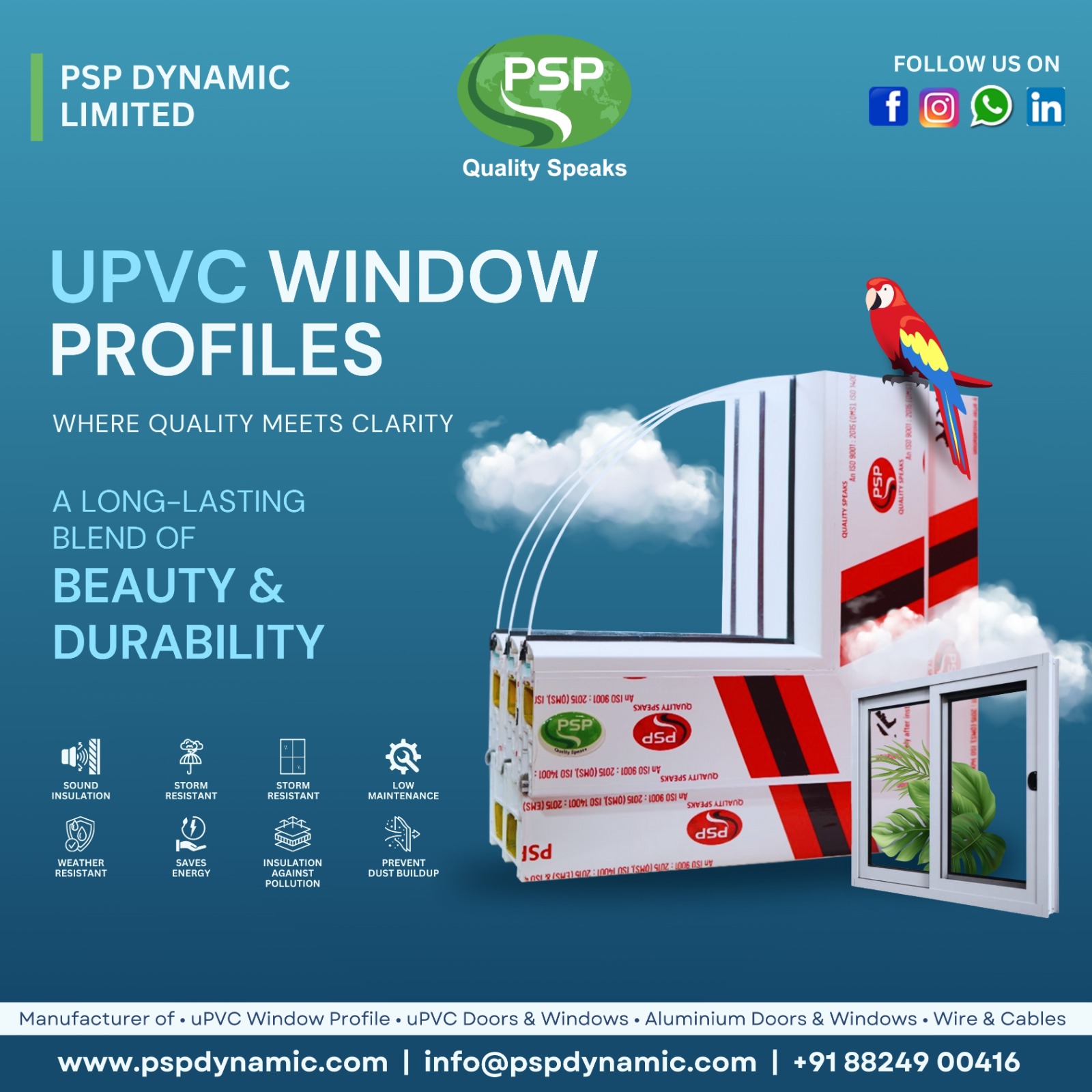 Why Upvc is Better Than Aluminium: Psp Dynamic Limited