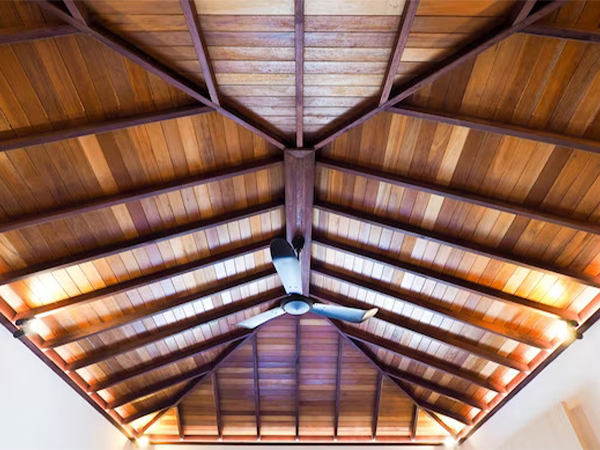 Wooden Ceiling Railway Colony Faridabad