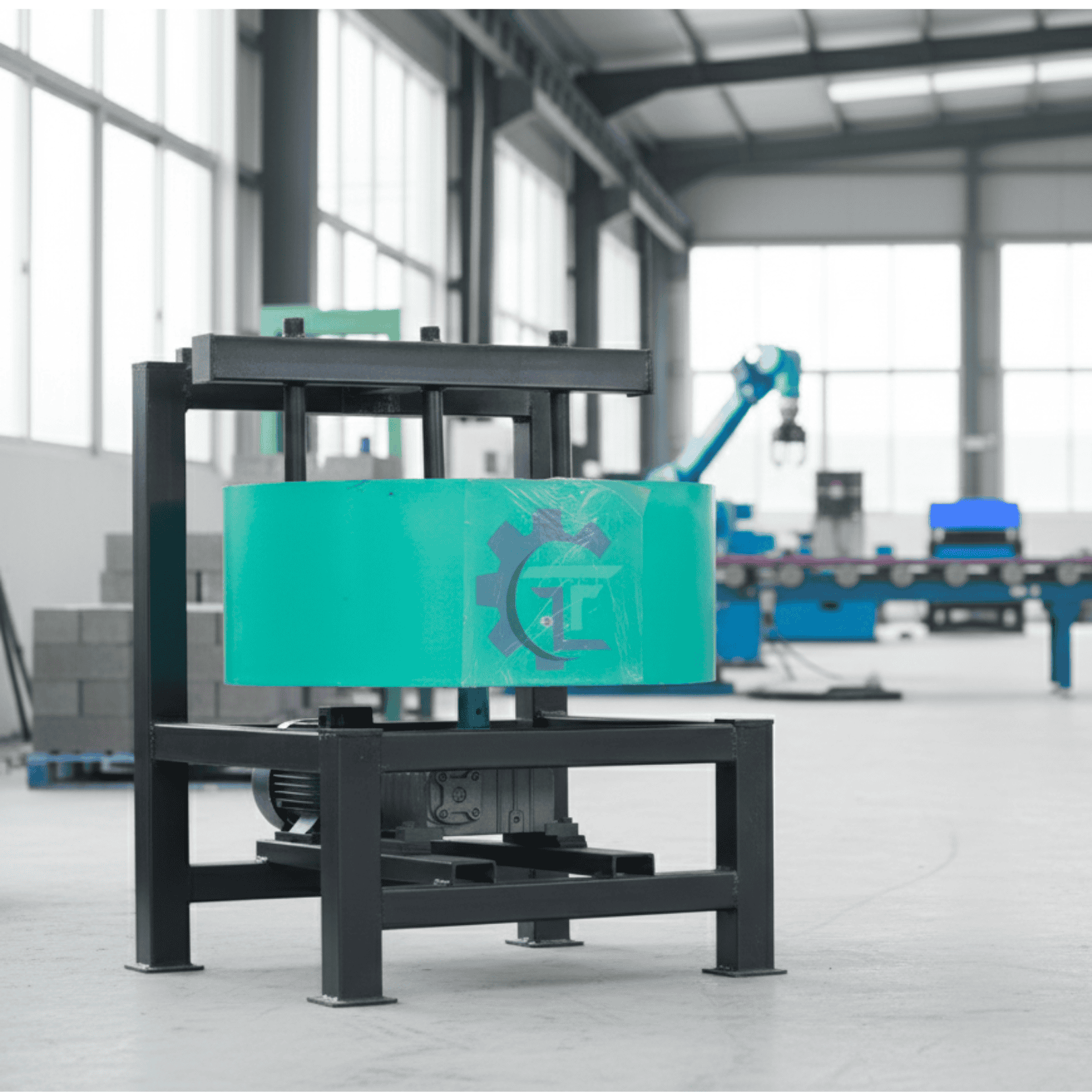 Color Pan Mixer Machine