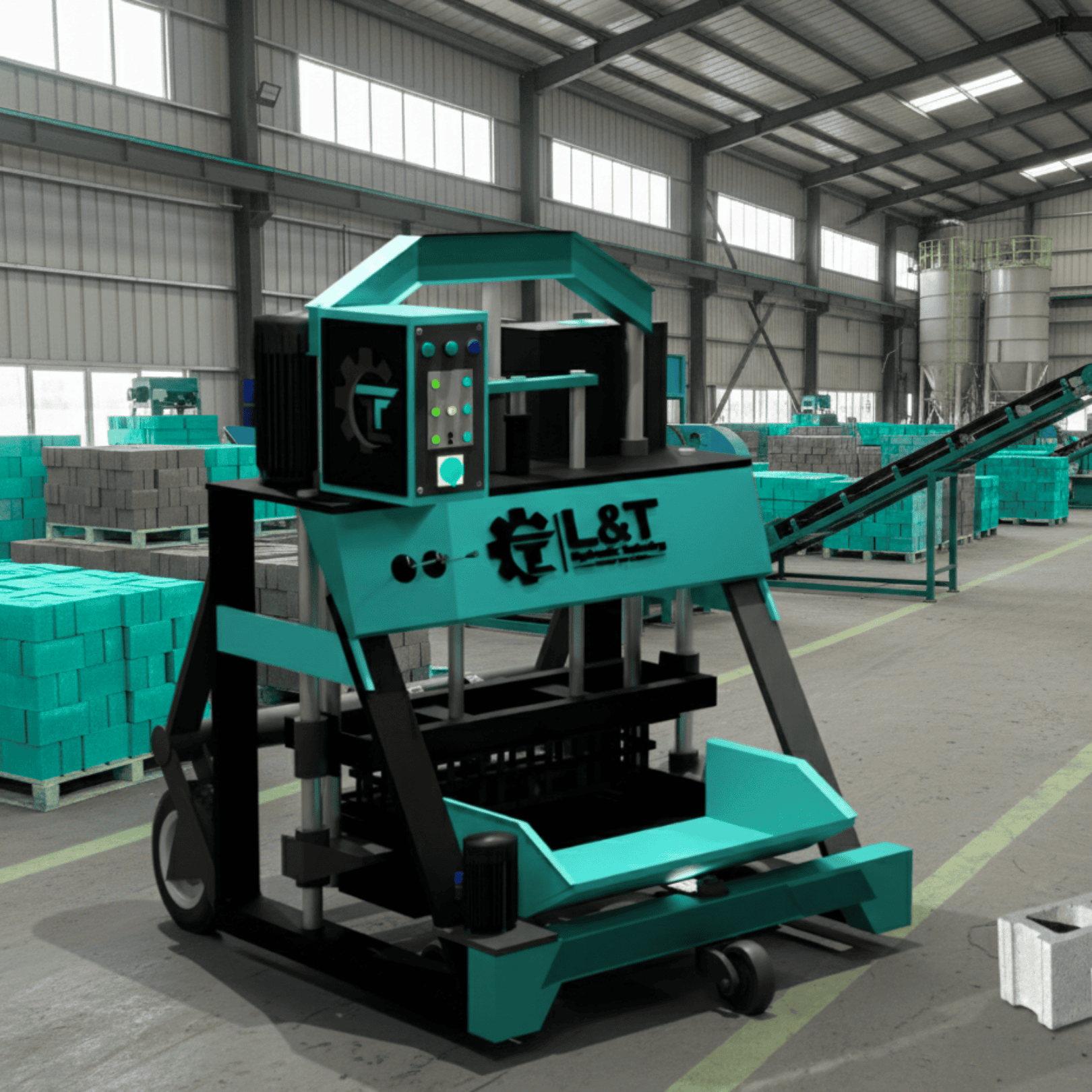 LT Eurostone 800-Hollow Block Making Machine